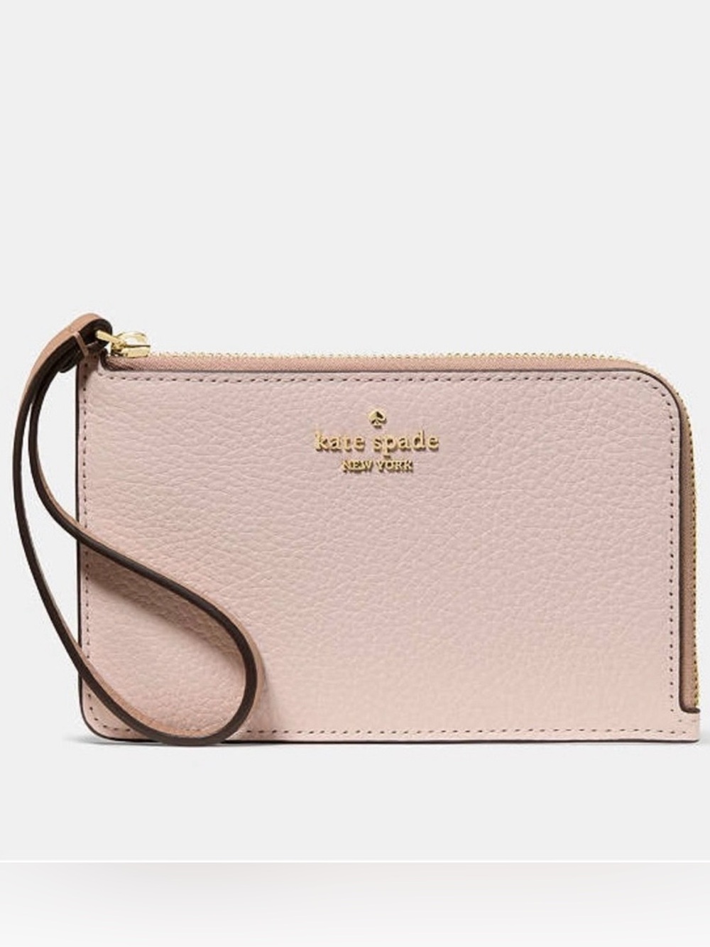 NWT Kate Spade Pebbled Leather Wristlet With Strap